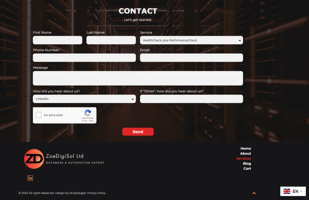 zoedigisol contact section